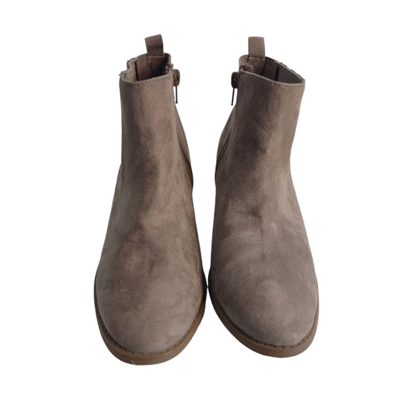 LC Lauren Conrad Women's Taupe Embellished Ankle Boots Size 7M - Picture 3 of 10